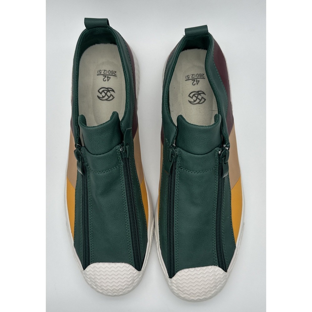 Mens Color Leather Slip on Loafers Soft Sole‎ Casual Pump